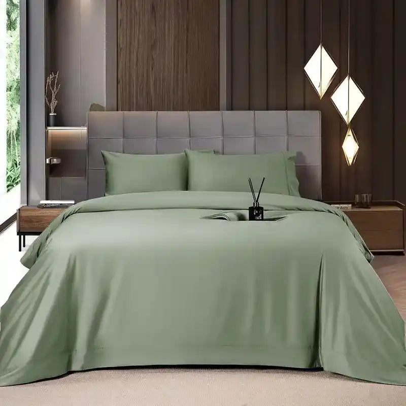 100% Bamboo Sheets with Anti-Slip Bands