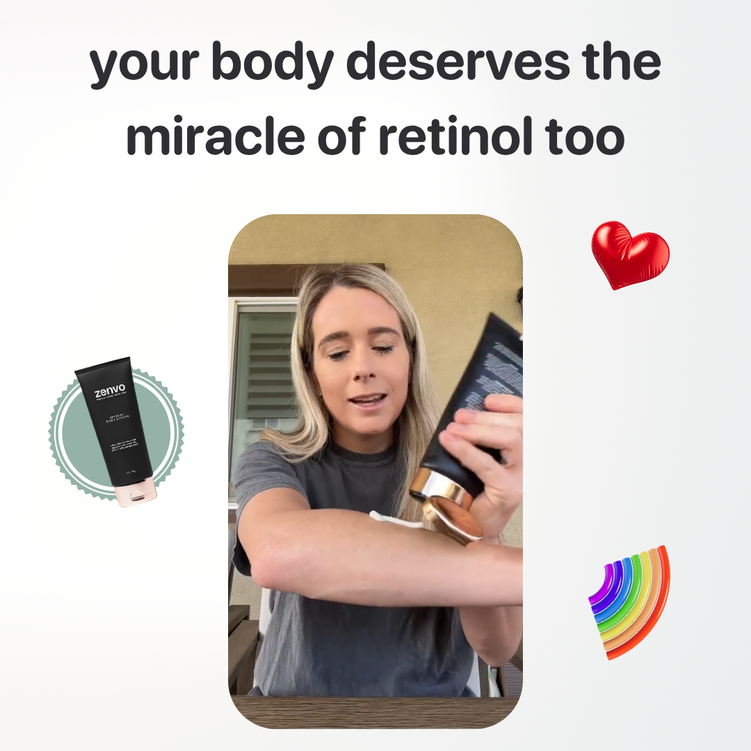 Retinol Body Lotion - Medical-Grade Formula for Younger-Looking Skin