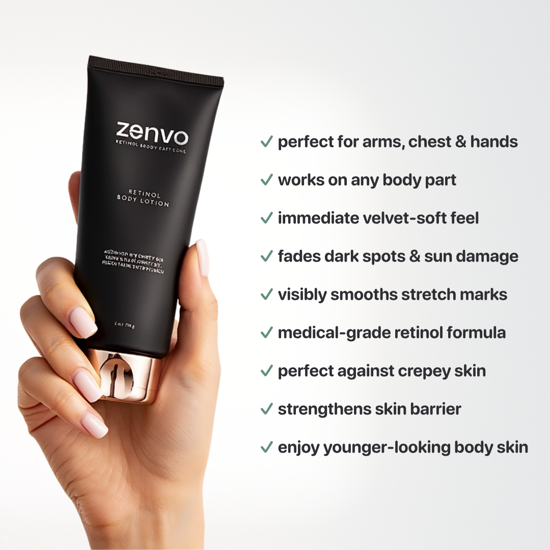 Retinol Body Lotion - Medical-Grade Formula for Younger-Looking Skin