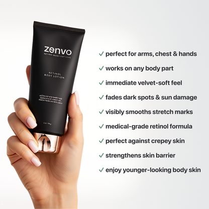 Retinol Body Lotion - Medical-Grade Formula for Younger-Looking Skin
