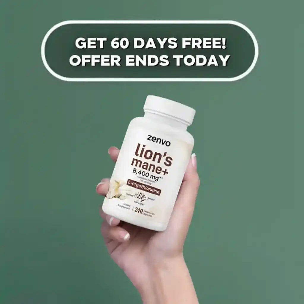 Ultra Strength Lion's Mane+ (4 Month Supply)