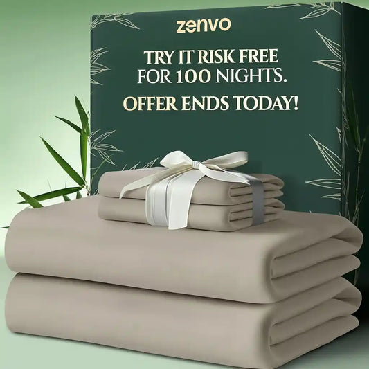 100% Bamboo Sheets with Anti-Slip Bands
